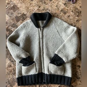 Beautiful hand knit wood sweater